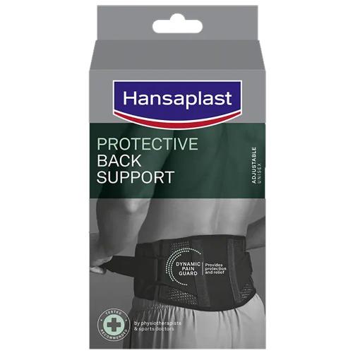 Hansaplast Protective Dynamic Pain Guard Ρυθμιζόμενη Ζώνη Στήριξης Μέσης Μαύρη One Size 1 Τεμάχιο